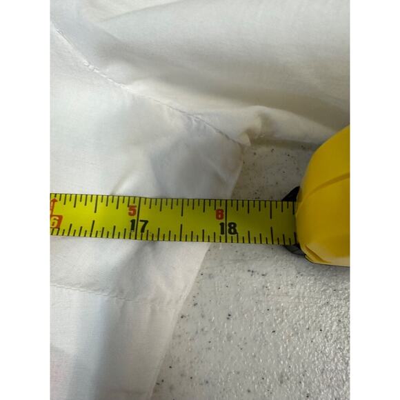 Johnny Cotton Womens Shirt S Button Up Colorful Embroidered White Floral LS D25 - Picture 5 of 6